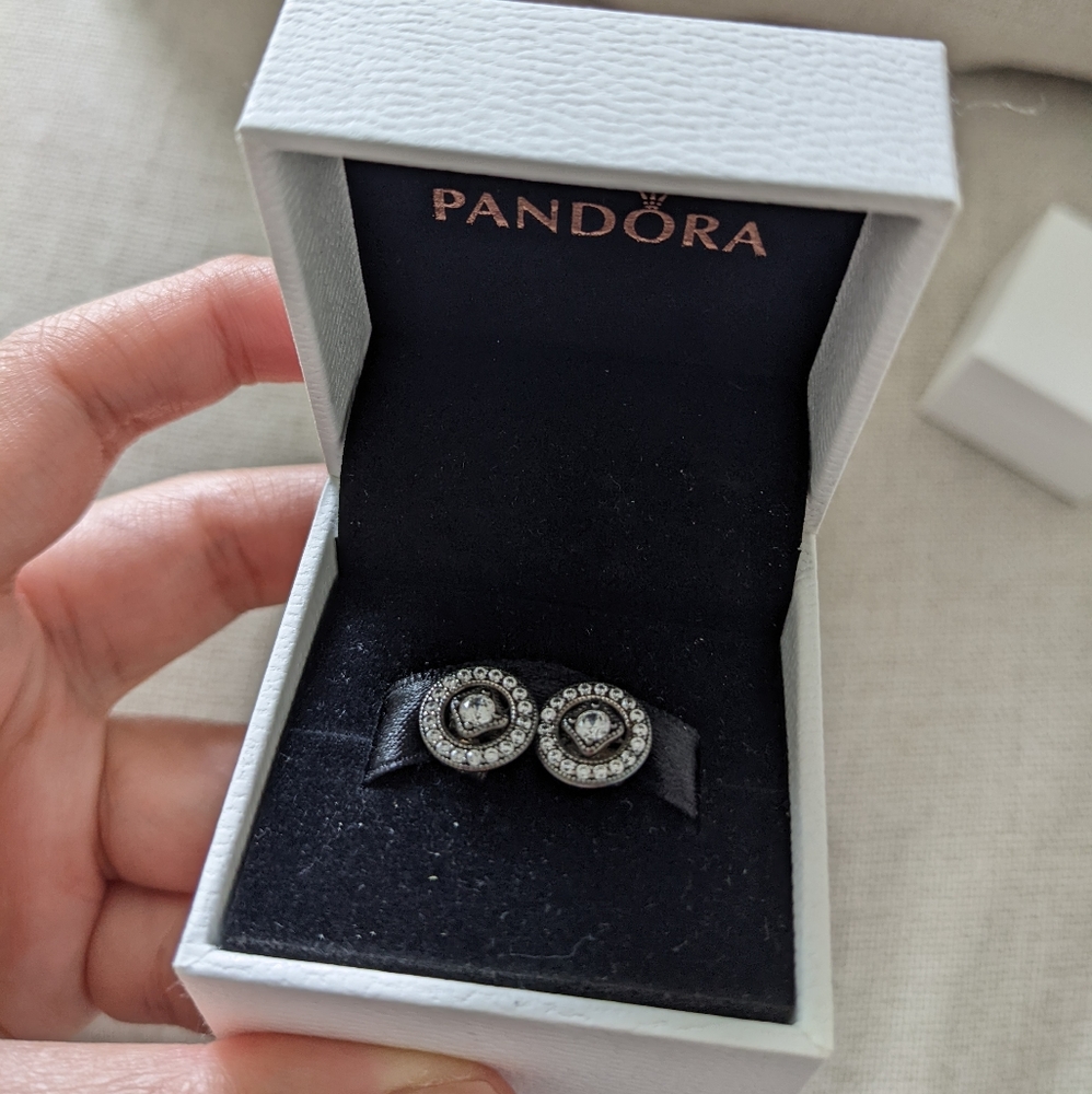 Pandora 2-way Stud Earrings